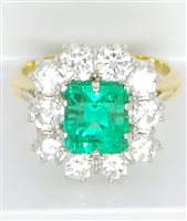 Anillo Guerretta Gioielli Mujer in Oro Smeraldo 1.8 Ct 4861-14 - 4861-15